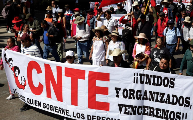 CNTE rechaza propuesta del Gobierno y exige derogar ley del ISSSTE 2007