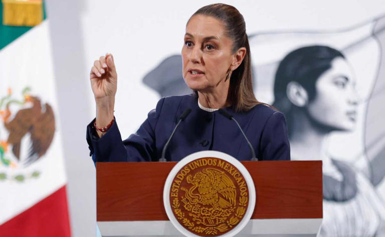 Sheinbaum descarta represión contra CNTE pese a protestas por pensiones