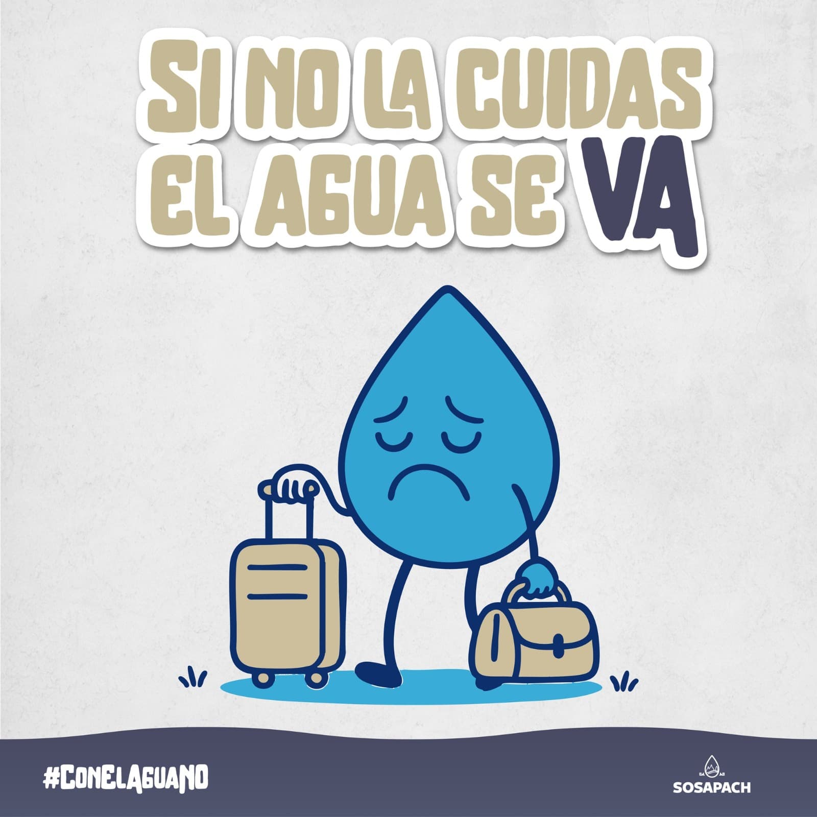 Con el agua no se juega... una campaña del SOSAPACH para crear conciencia