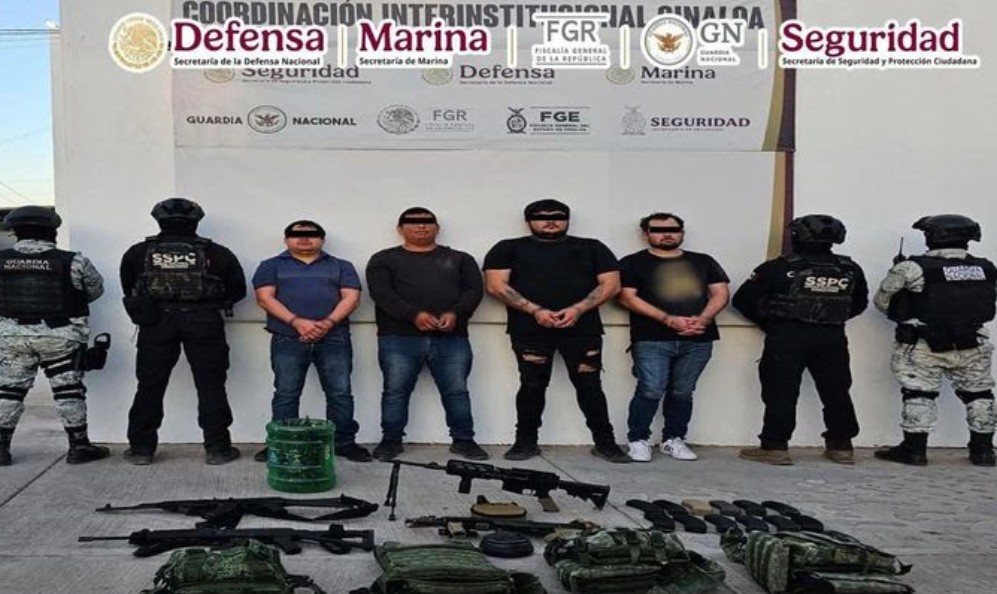 Célula de “Los Chapitos” desarticulada en Culiacán, Sinaloa