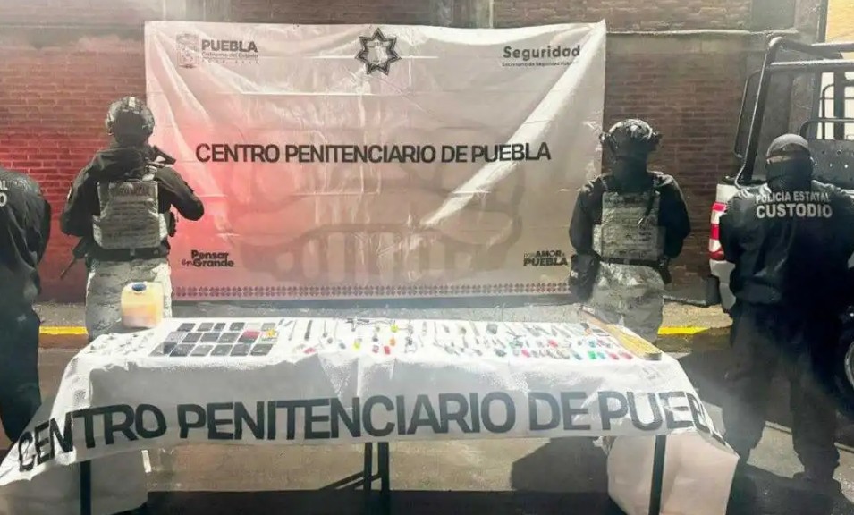 Refuerzan vigilancia en penales de Puebla con cinco operativos en mayo