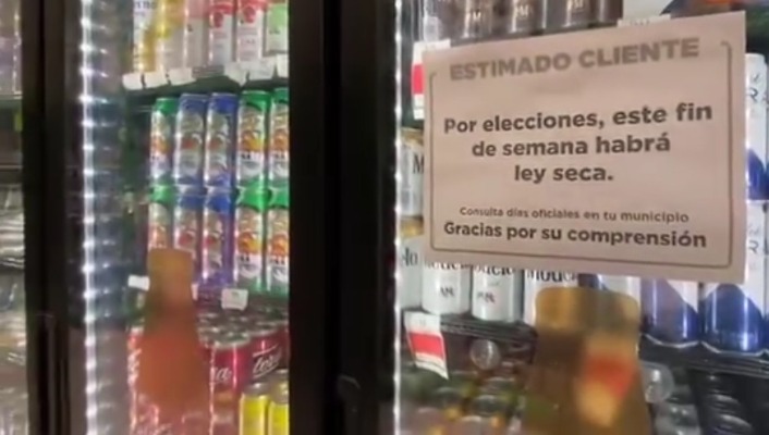 Gobierno de Puebla decreta ley seca para el día de la elección Judicial