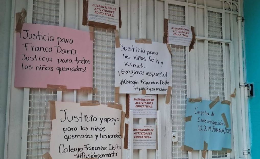 Grave accidente en colegio de Oaxaca deja a ocho menores con quemaduras
