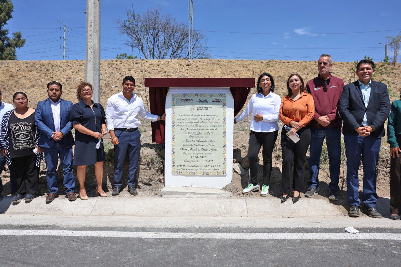 Inaugura Omar Muñoz importante obra conjunta con el Gobierno del Estado 