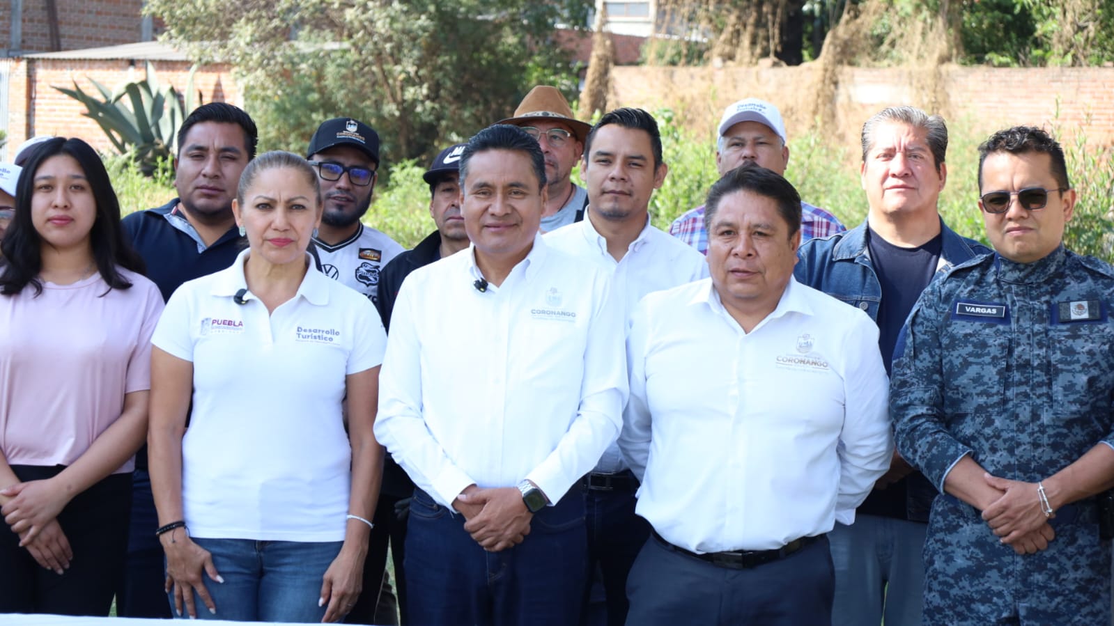 En Coronango, Armando Aguirre y Yadira Lira impulsan el rescate de espacios públicos 