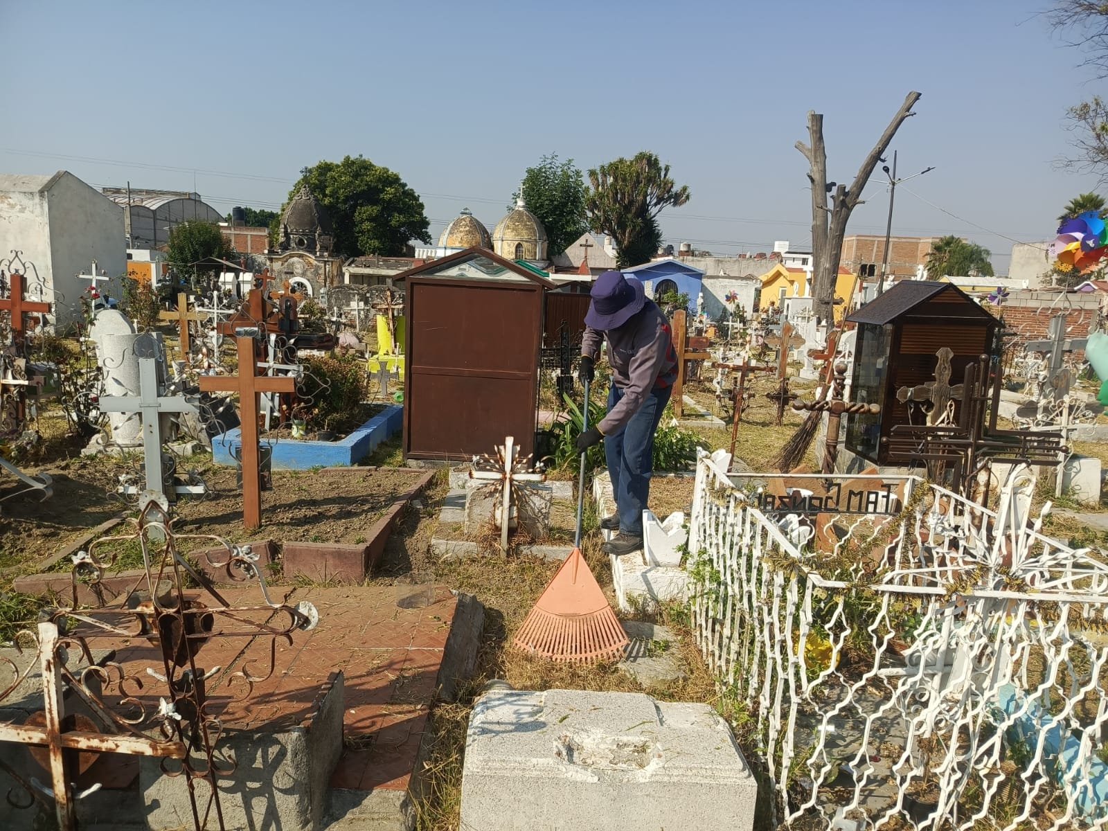 Gobierno de Cholula alista panteones para conmemorar el Día de las Madres