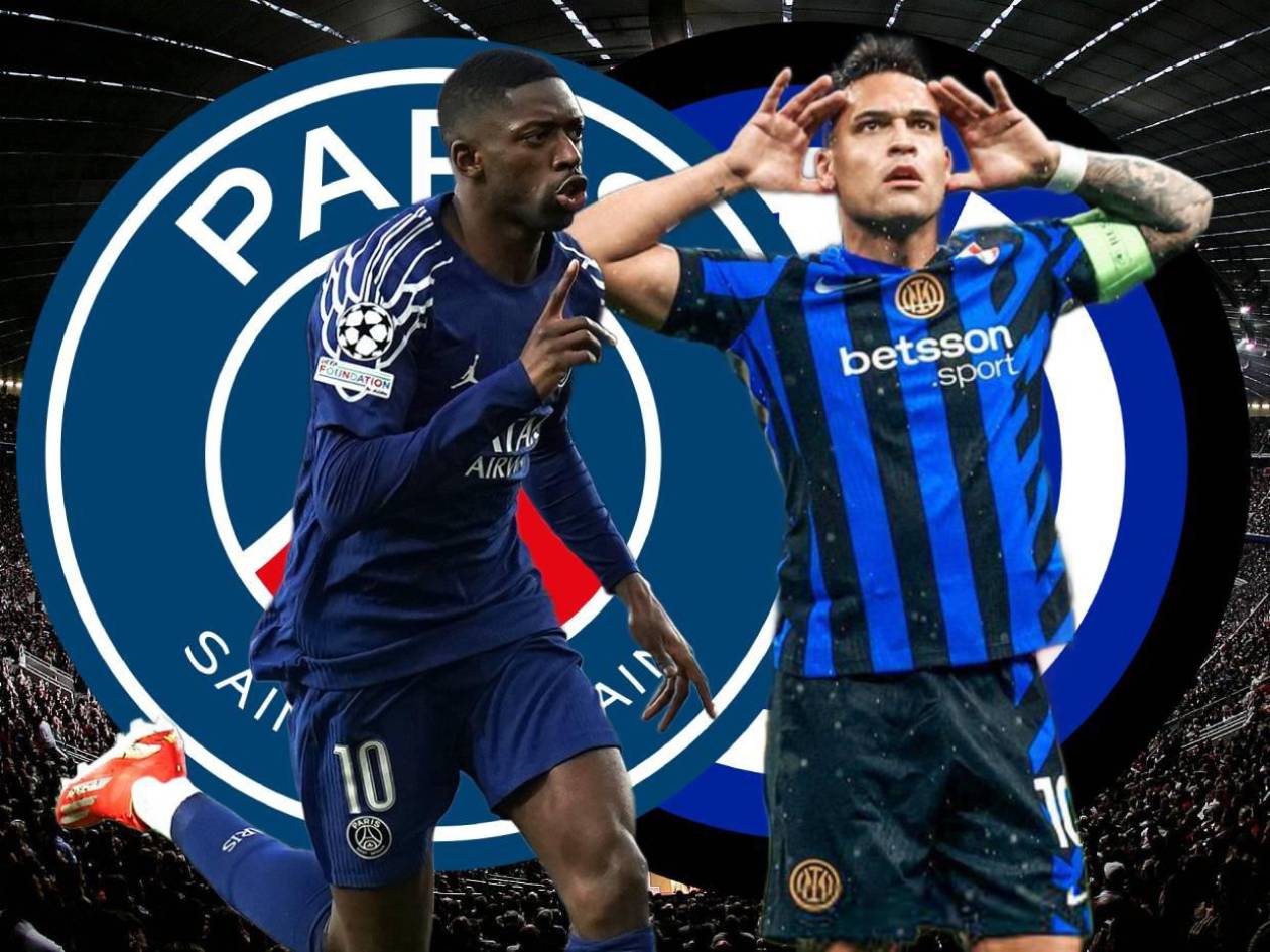Inter de Milán y PSG se enfrentan por el título de la Champions League 