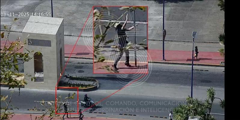 Presume C5i identificación de "vándalos" que pintaron cápsula del tiempo