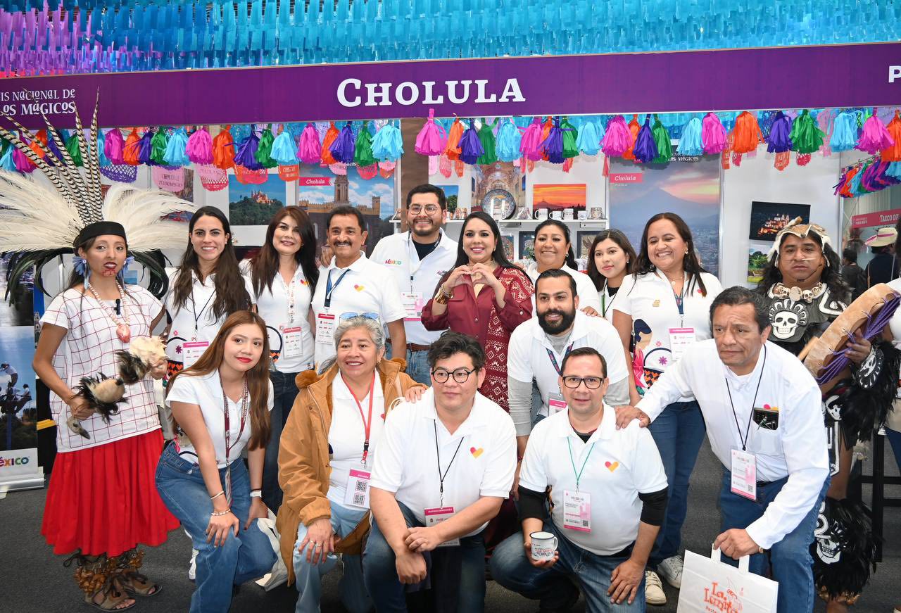 San Andrés Cholula fortalece su presencia turística en el Tianguis Nacional de Pueblos Mágicos 2025