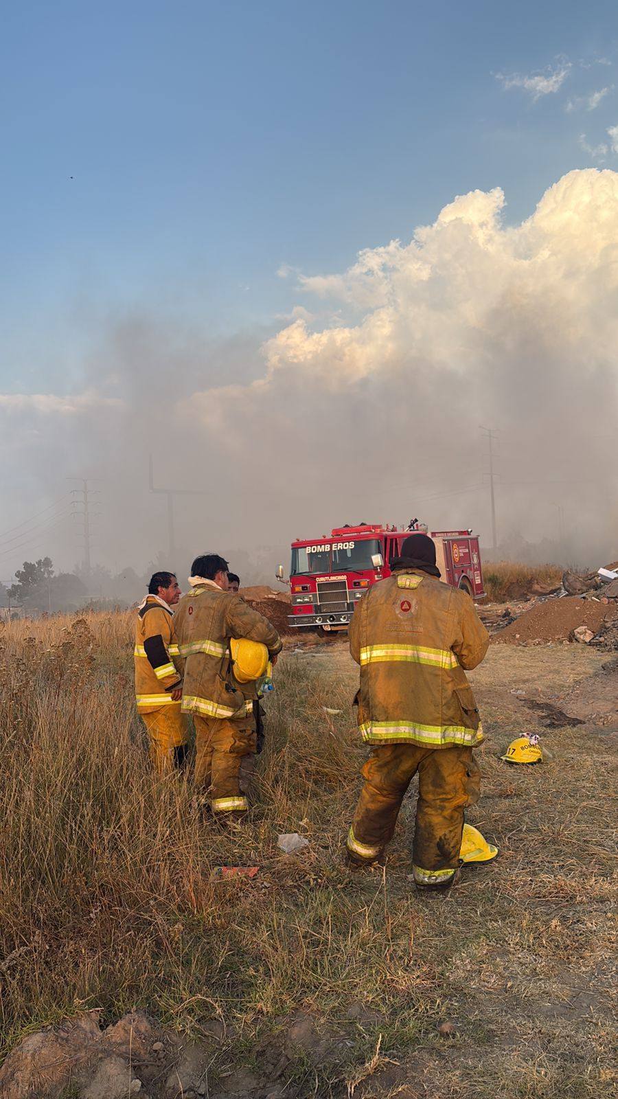 guarda fuegos sofocan incendio coronango 3