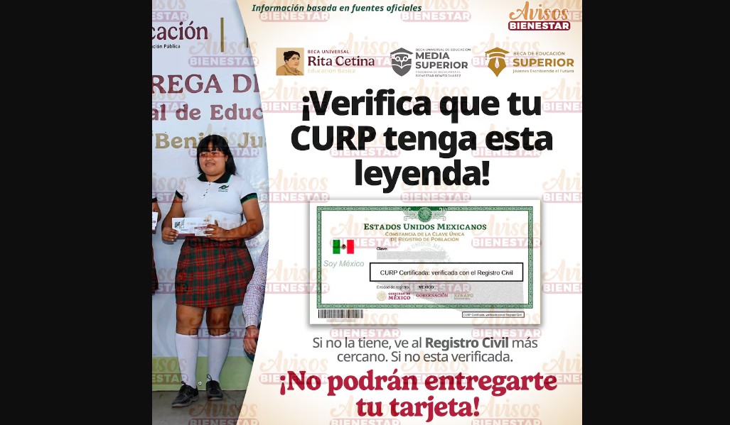 ¿Por qué la CURP certificada lo es todo?
