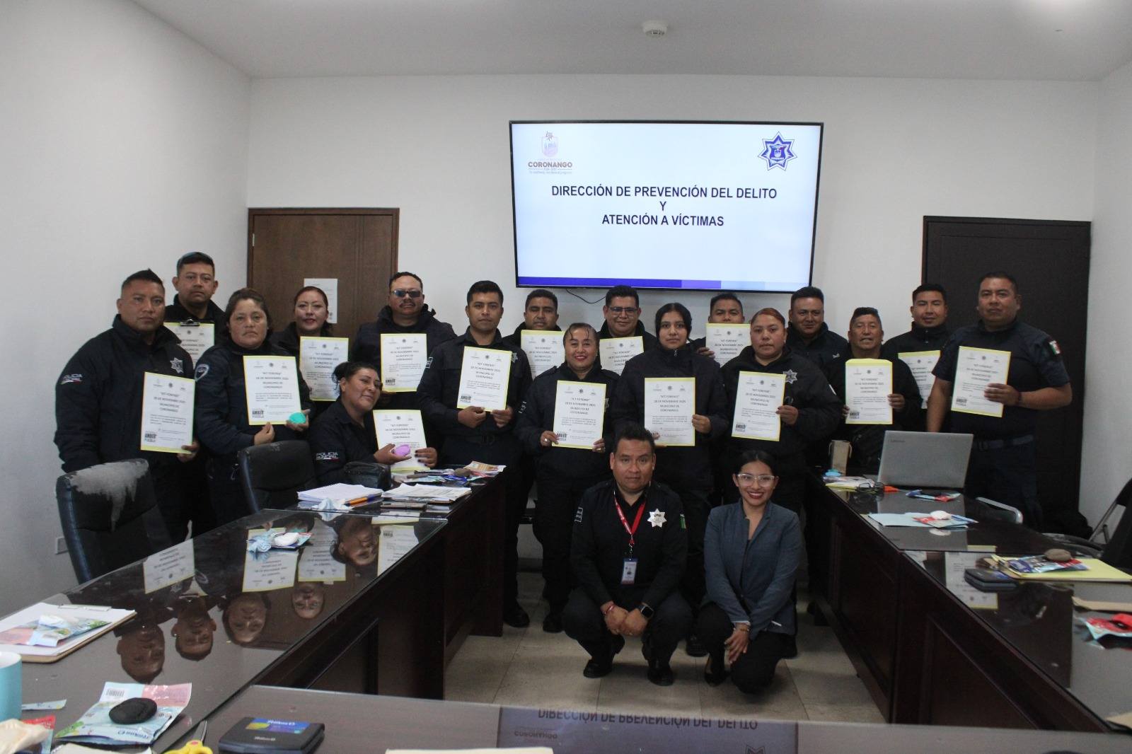 Coronango refuerza la preparación policial con taller especializado en atención de personas no localizadas