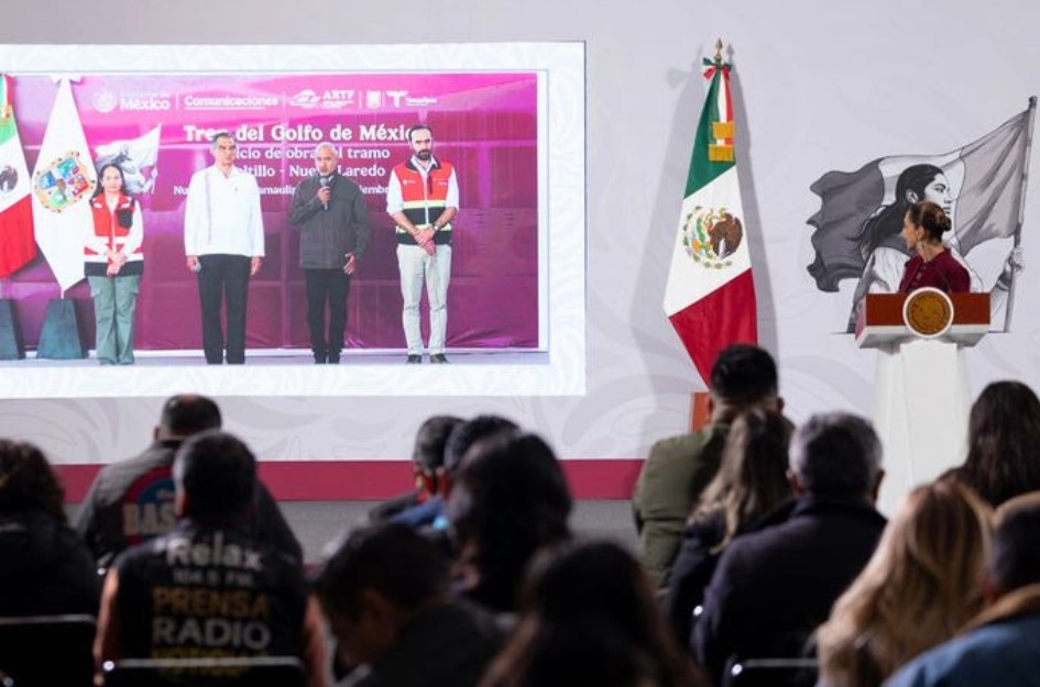 Sheinbaum impulsa el tren del Golfo de México