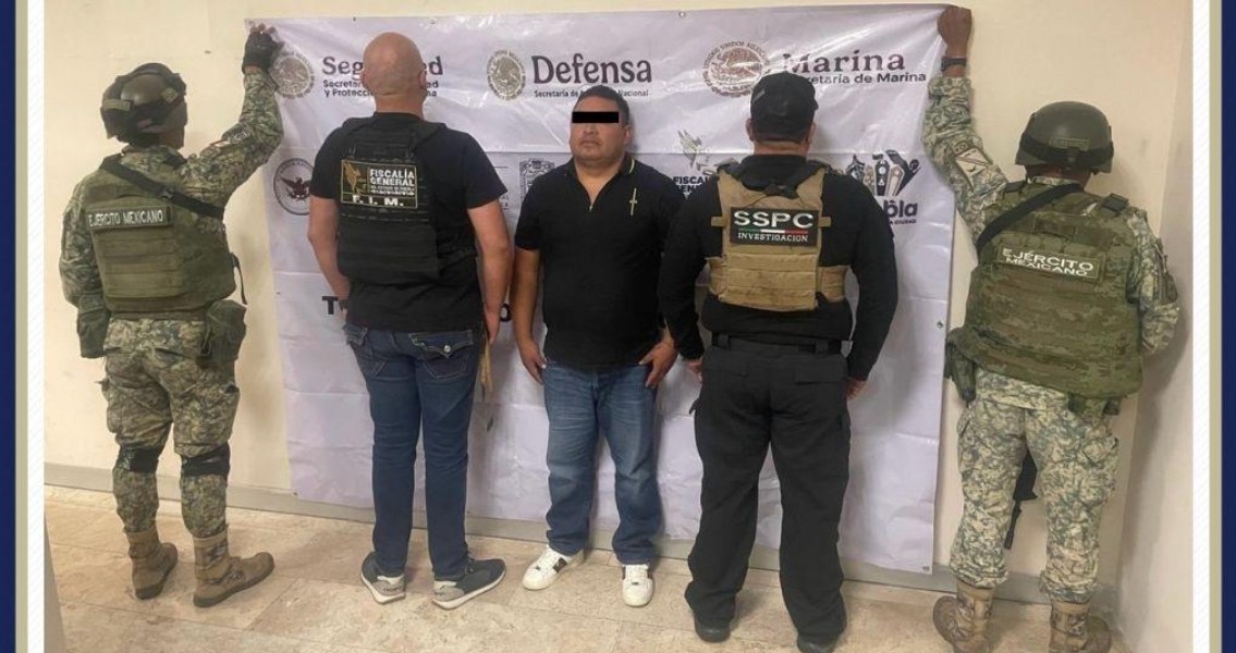Capturan a “El Carretas”, líder huachigas en Puebla y Tlaxcala