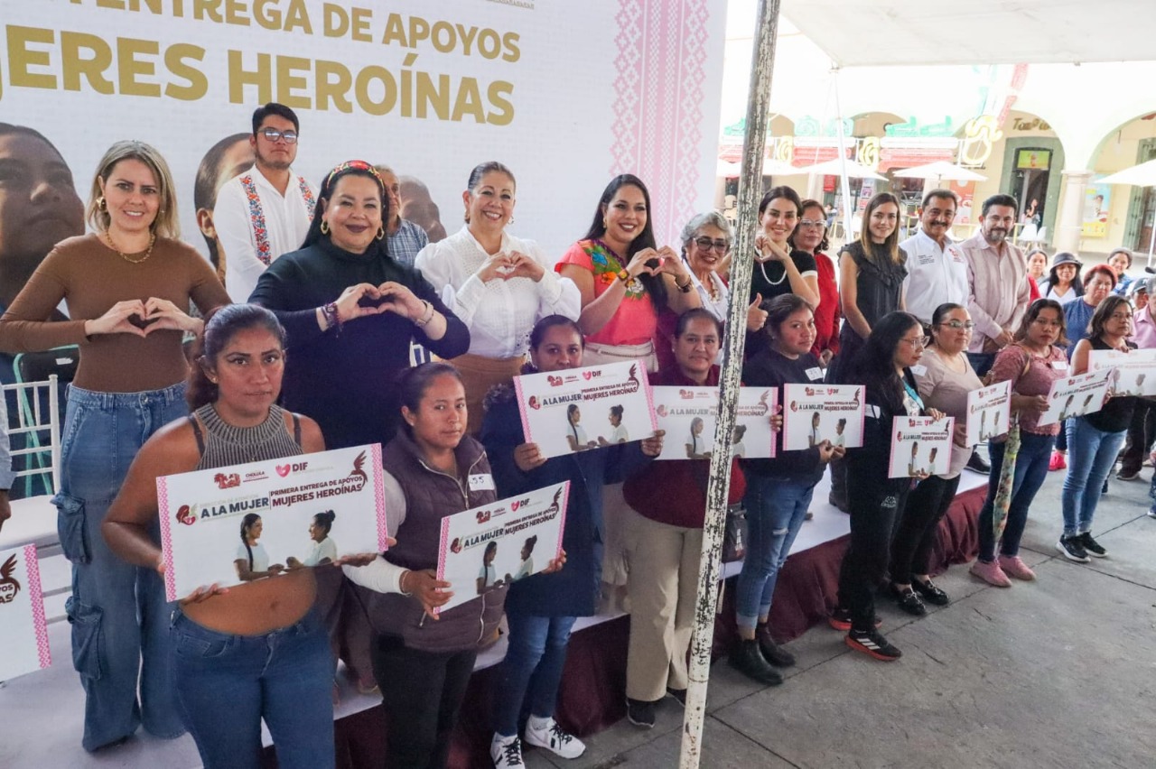 Tonantzin Fernández impulsa el programa “Mujeres Heroínas” en San Pedro Cholula
