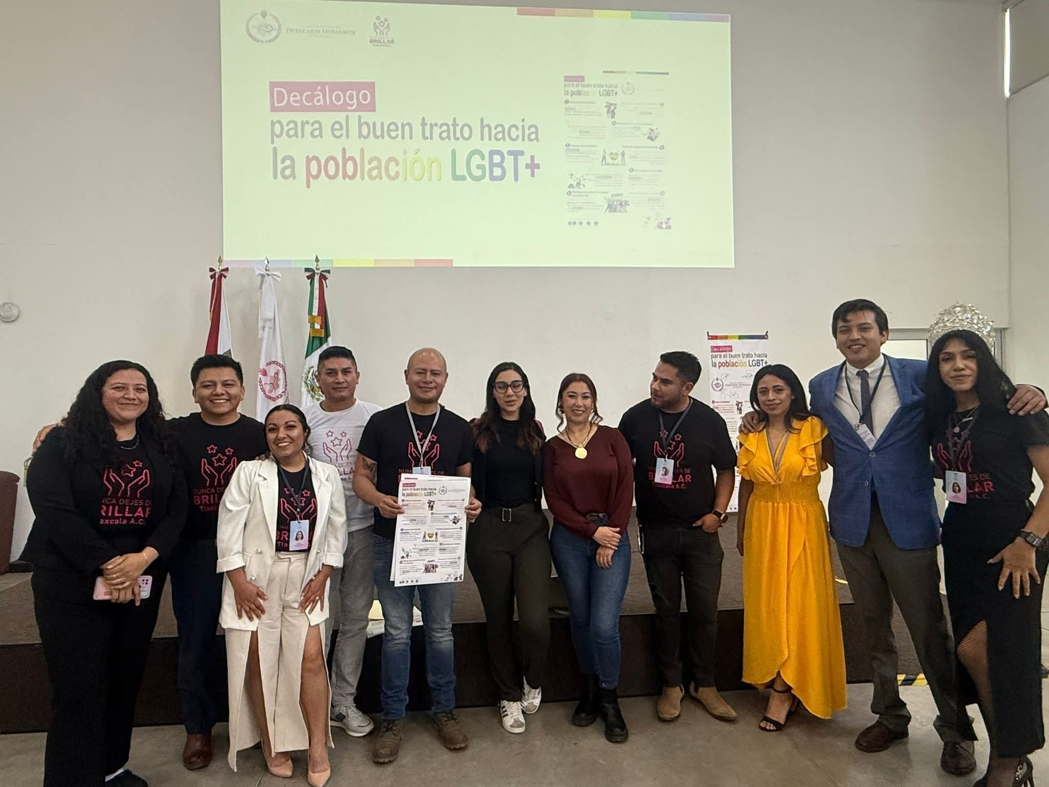 Presentan ante CEDH "Decálogo para el Buen Trato a la comunidad LGBTQQIA+"