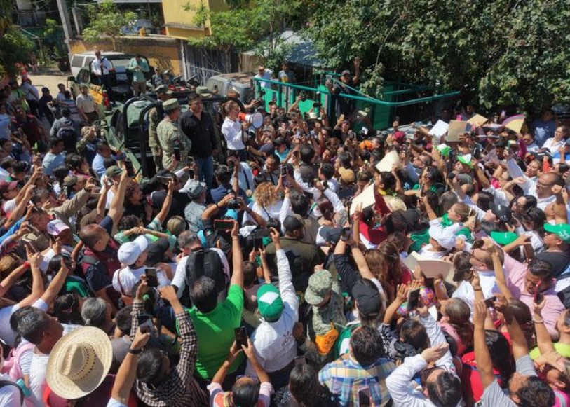 Sheinbaum supervisa daños por lluvias en el país