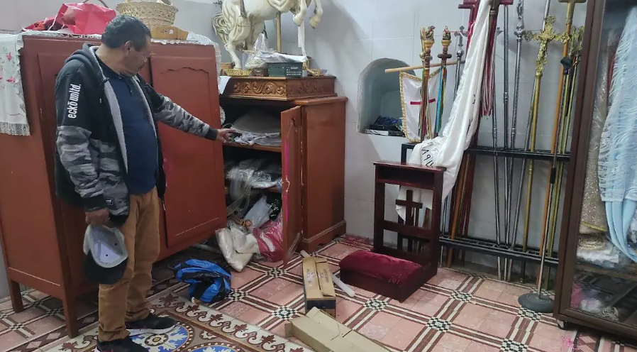Robo en iglesia de Tezoquipan: piden cámaras y refuerzo de seguridad