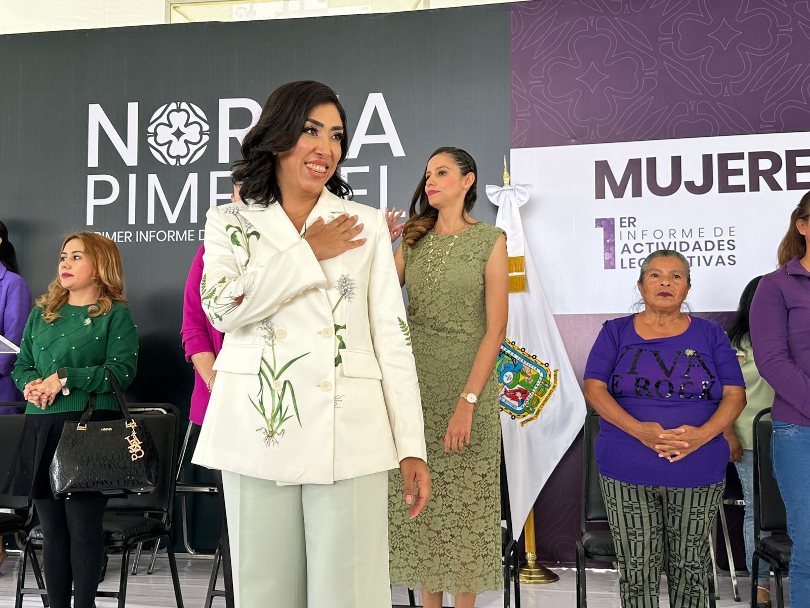 Norma Pimentel destaca logros legislativos con enfoque social y de género en su primer informe