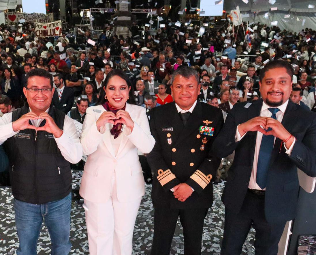 Con el respaldo de miles de cholultecas, rinde Tonantzin Fernández su primer Informe de Gobierno de compromisos cumplidos