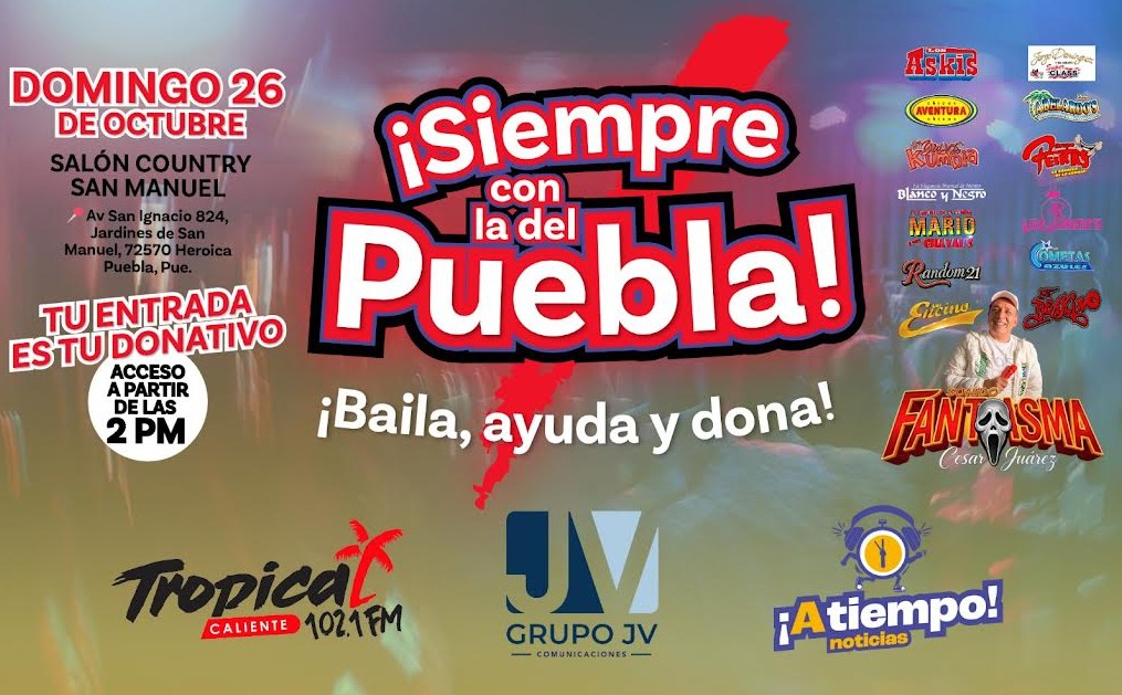 Música y solidaridad por las familias poblanas