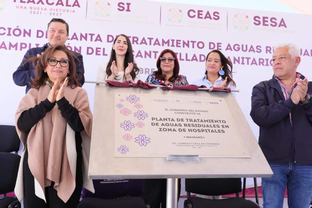 Tlaxcala inaugura nueva planta de tratamiento y mejora salud hospitalaria