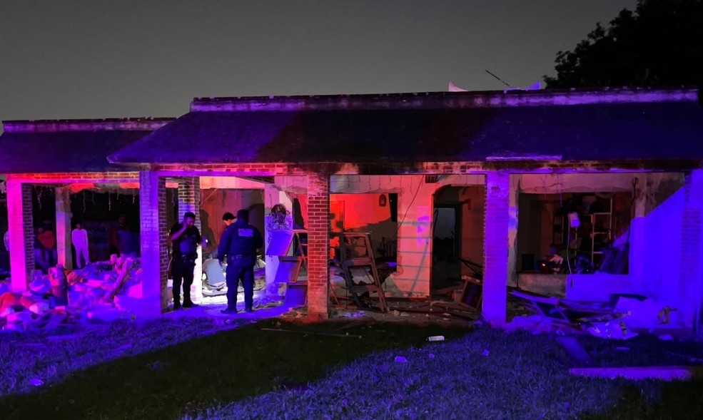 Explosión de pirotecnia en vivienda de Xiutetelco