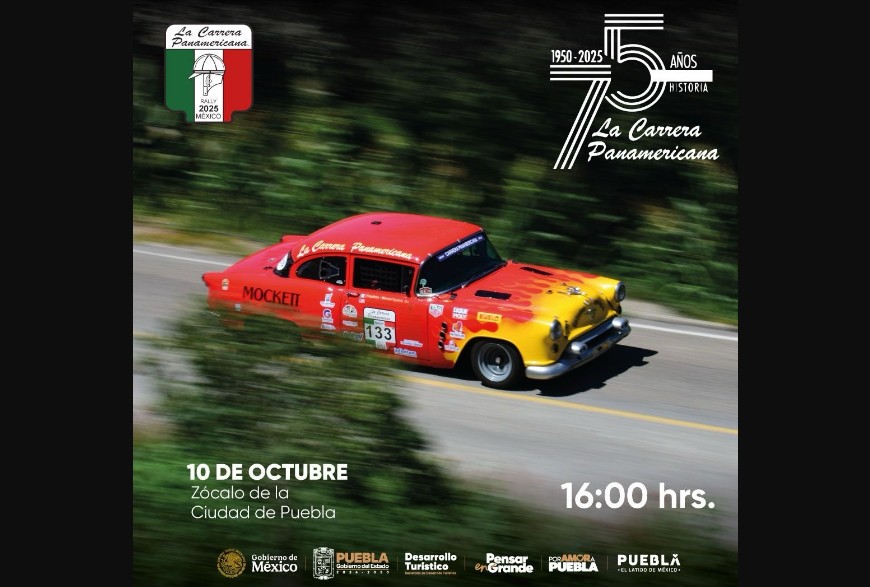 Puebla recibe la Carrera Panamericana 2025