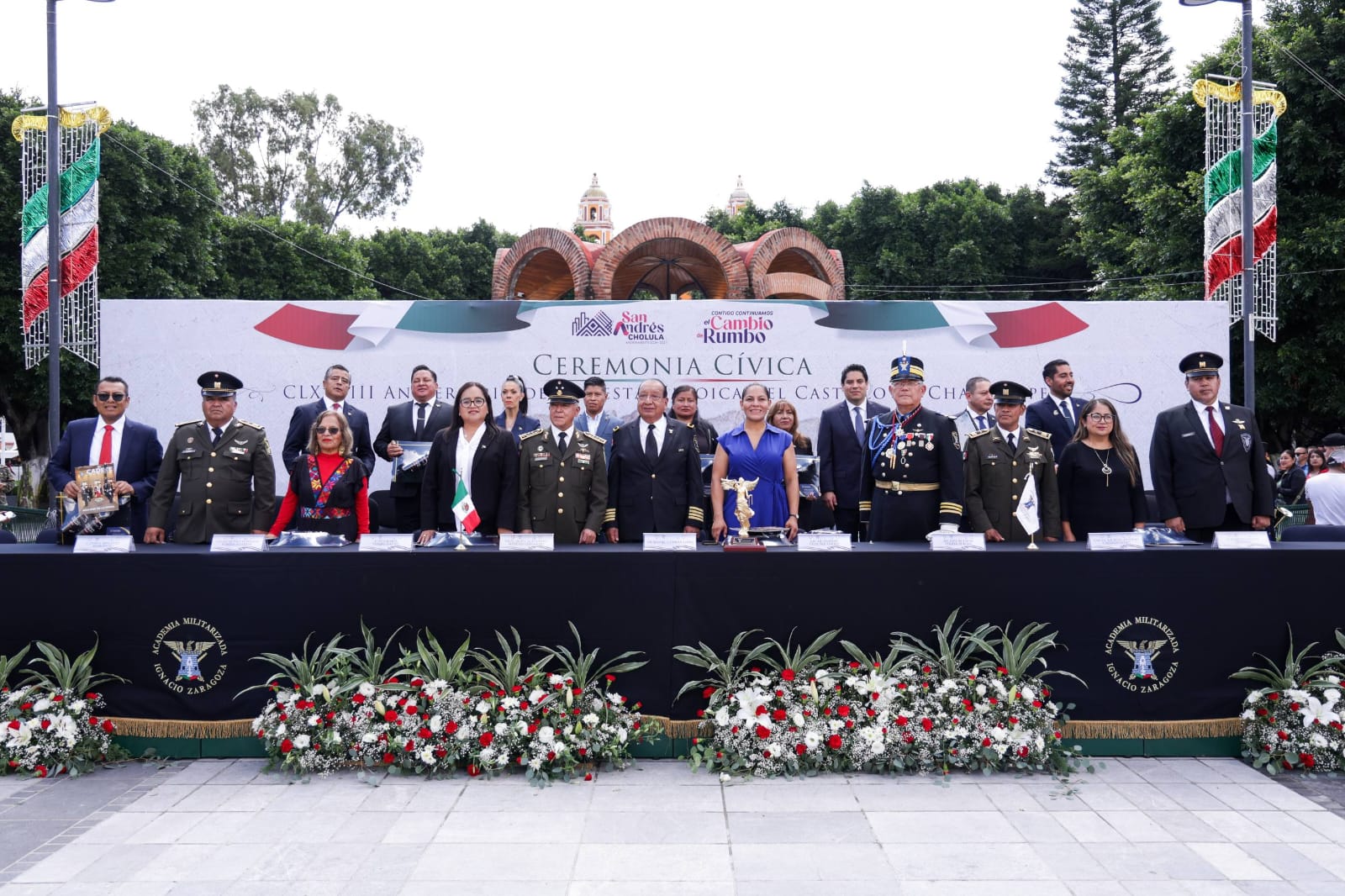 Promueve Lupita Cuautle valores cívicos en ceremonia conmemorativa por el aniversario 178° de los Niños Héroes de Chapultepec