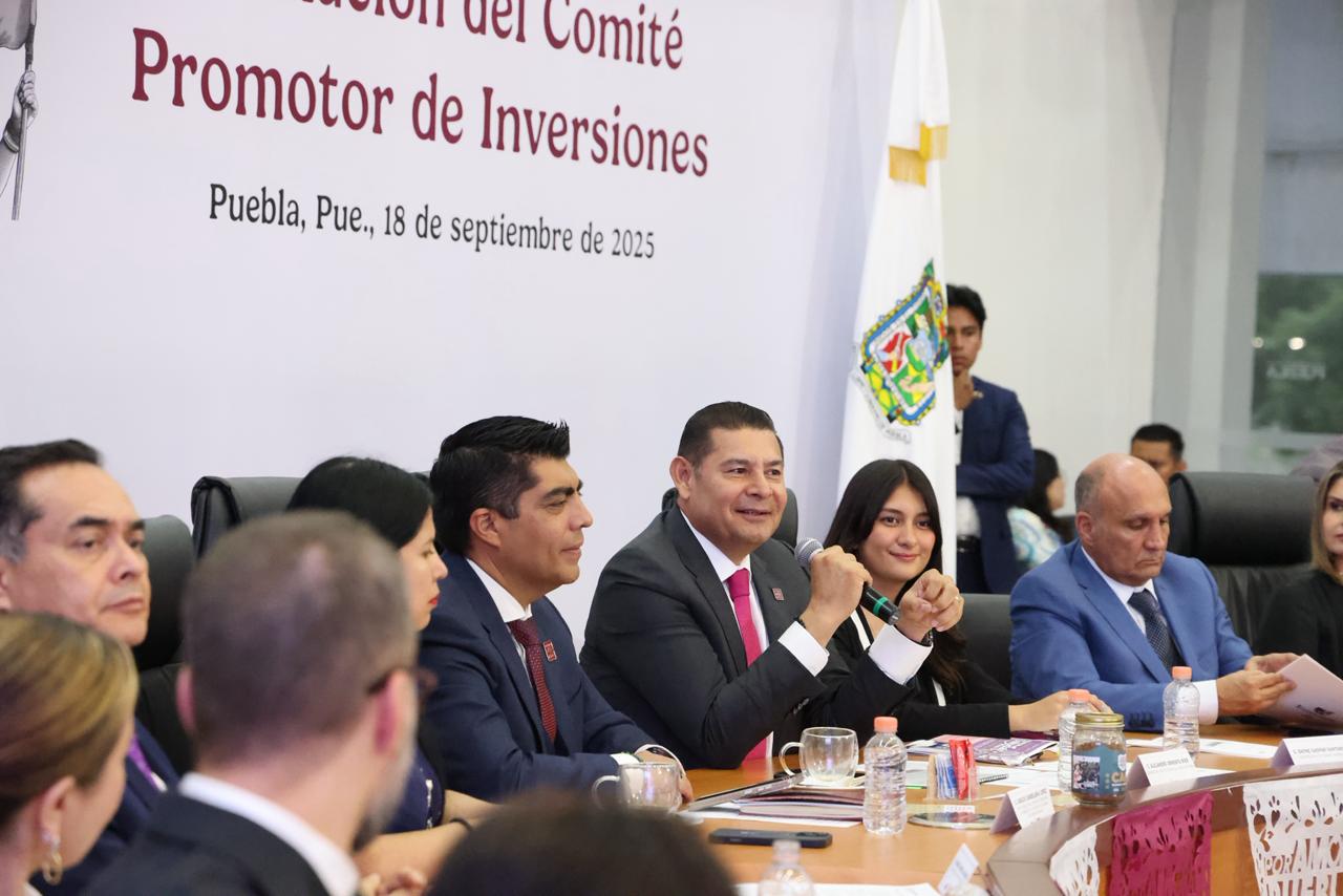 Puebla activa Comité Promotor de Inversiones como motor del Plan México