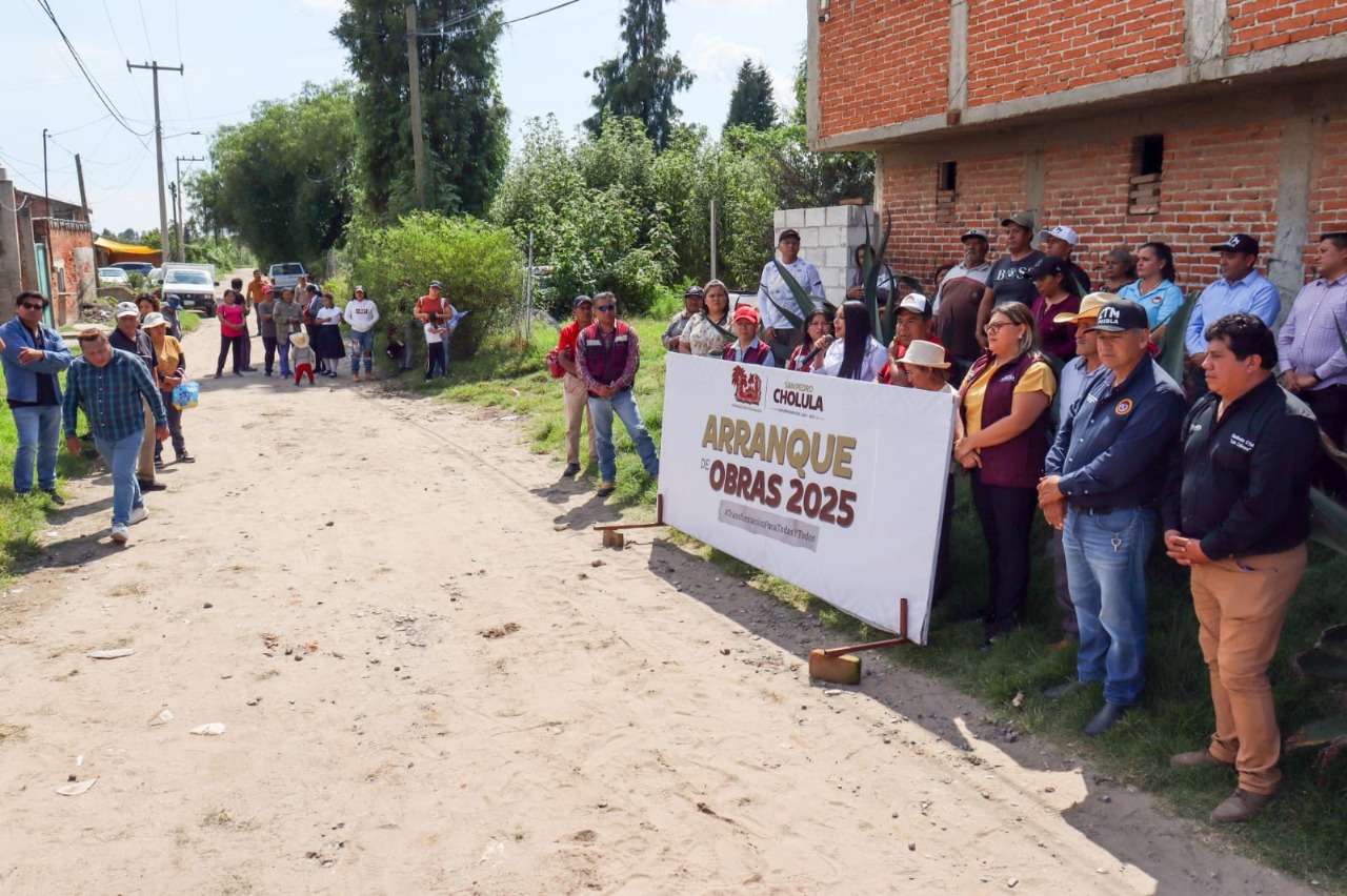 Continúa Tonantzin Fernández transformando las vialidades de San Pedro Cholula