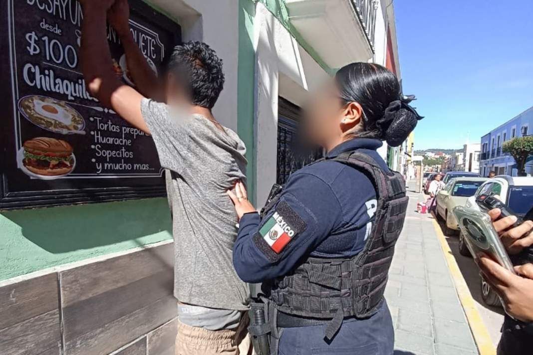 Policía de Tlaxcala detiene a sujeto tras intento de robo y hallazgo de llaves