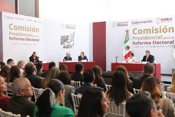 Puebla fue sede de la primera Audiencia Pública de la Comisión Presidencial para la Reforma Electoral