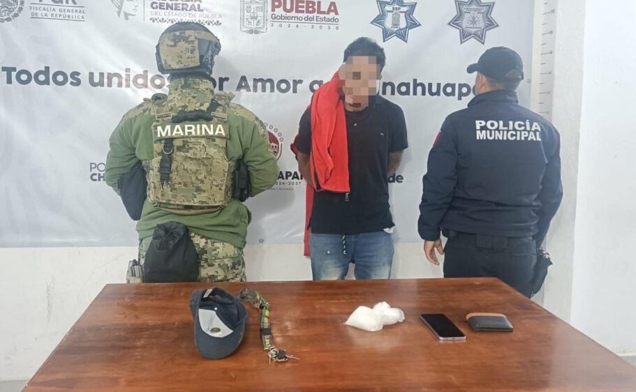 Operativo de seguridad en Chignahuapan