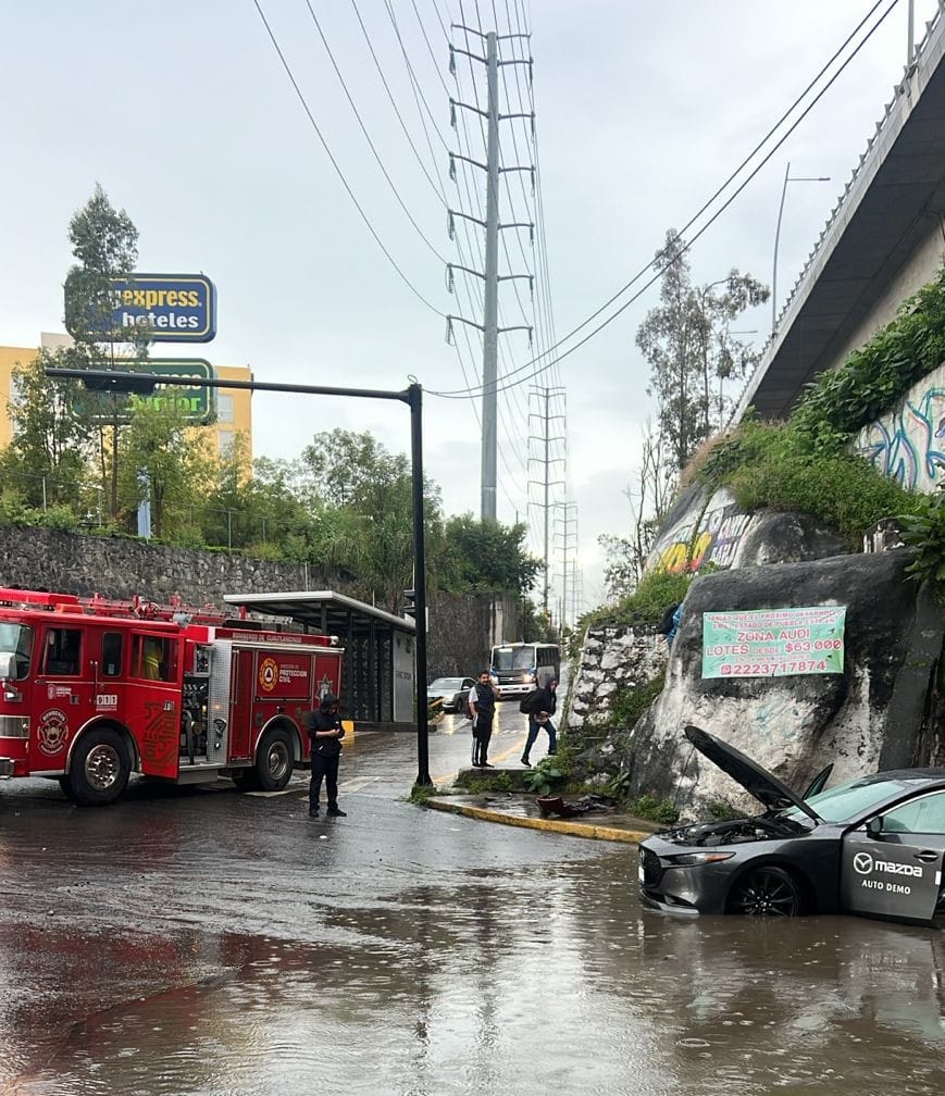 Lluvias intensas dejan viviendas dañadas e inundaciones en Puebla y zonas limítrofes