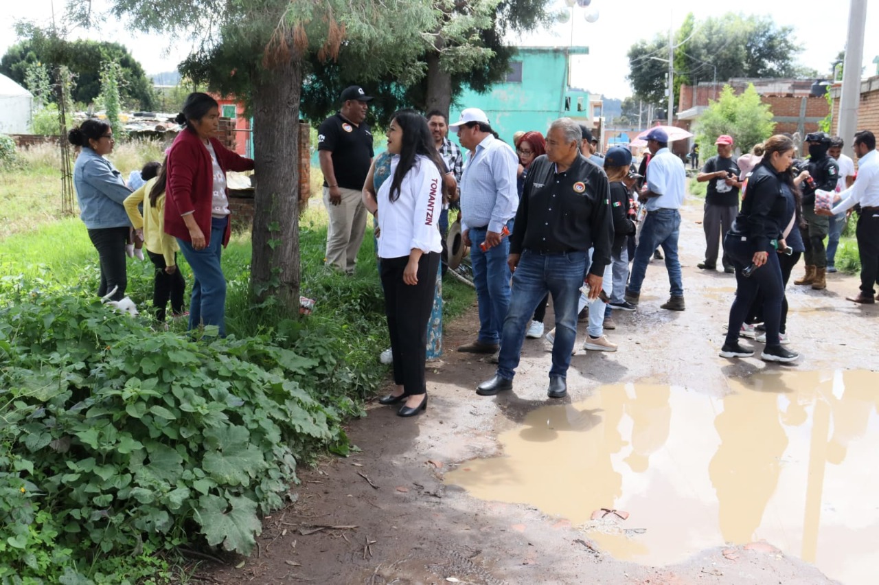 Tonantzin Fernández continúa mejorando la imagen urbana de San Pedro Cholula