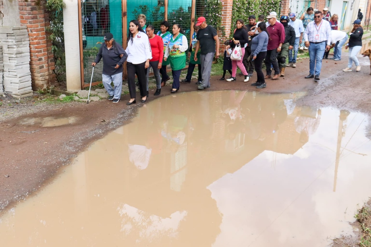Tonantzin Fernández continúa mejorando la imagen urbana de San Pedro Cholula