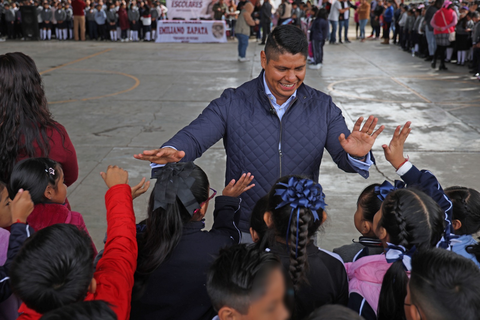 Omar Muñoz lleva el programa “Escuela Segura” a otras tres primarias de Cuautlancingo 