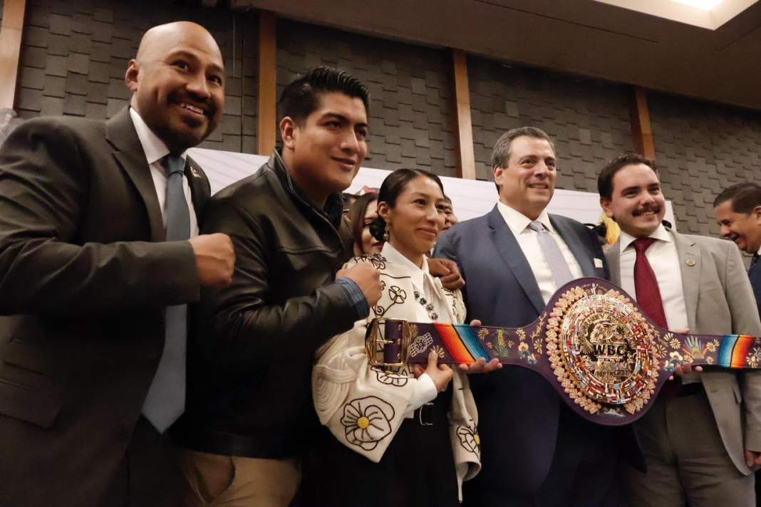 Cinturón Tlaxcalteca “Nahui Huey Altepemeh 2025” brilla en Canelo vs Crawford