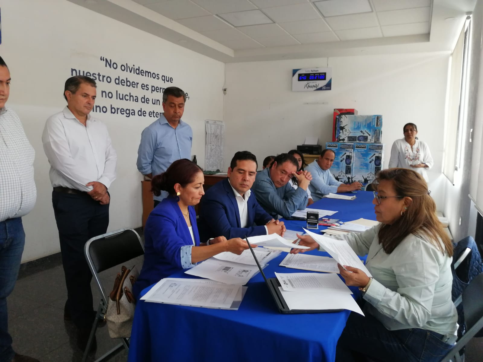 Se registra planilla de unidad para la renovación del comité directivo municipal del pan en San Pedro Cholula