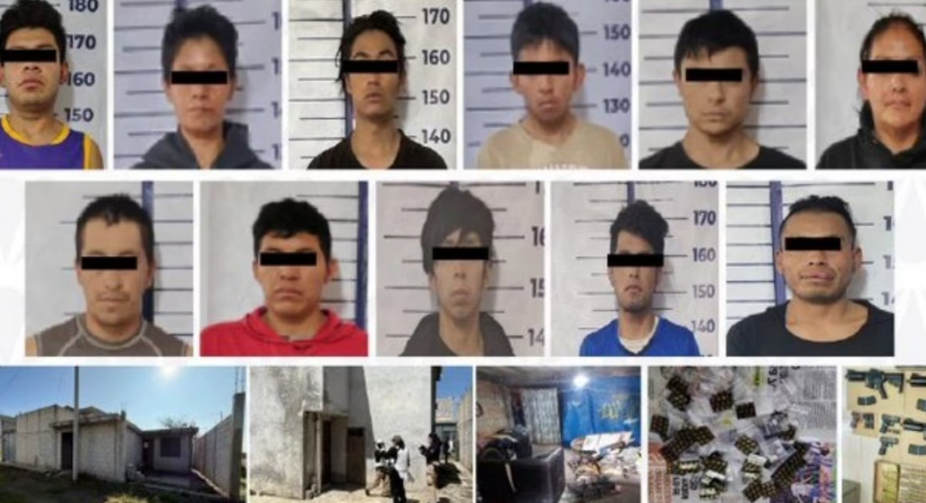 Rescatan a 11 jóvenes en Puebla tras intento de reclutamiento criminal