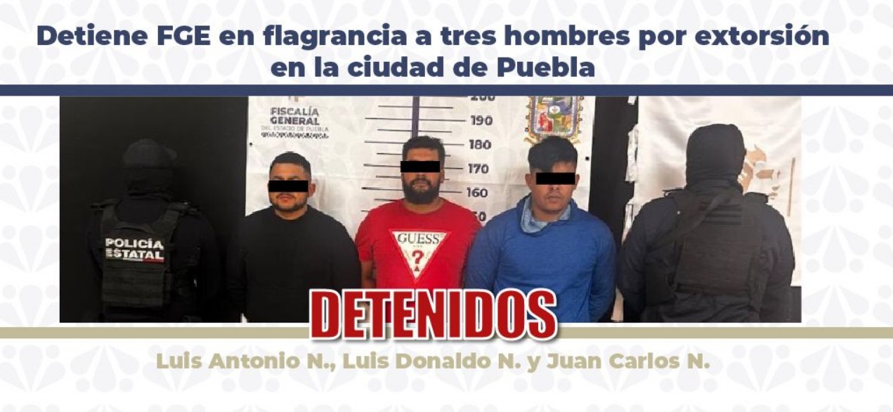 Detención en Puebla tras denuncia de comerciante