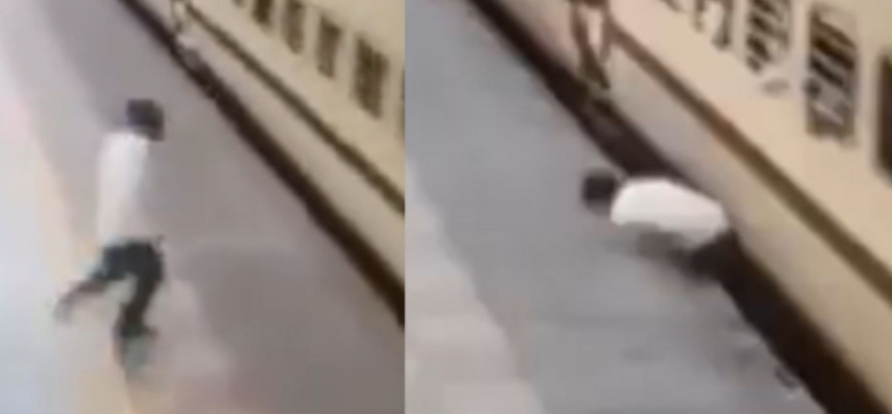 Video muestra el momento crítico en estación ferroviaria