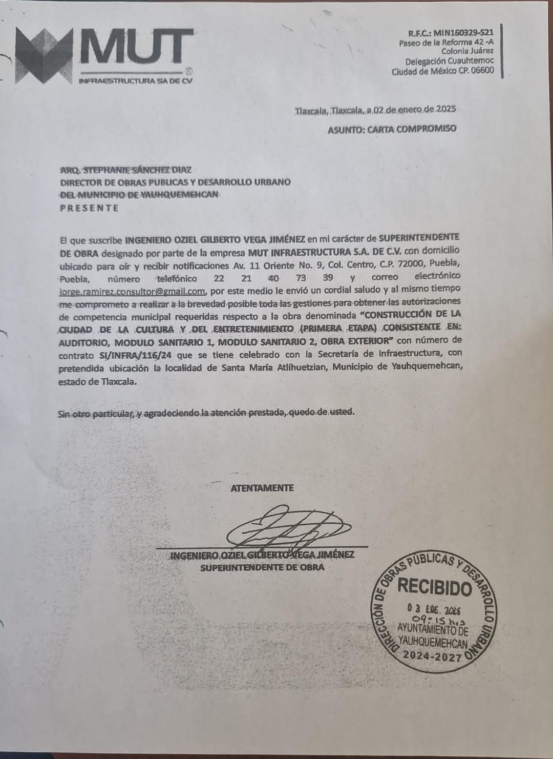 Gobierno del Estado ratifica jurisdicción de Yauhquemehcan en predios de la Ciudad de la Cultura
