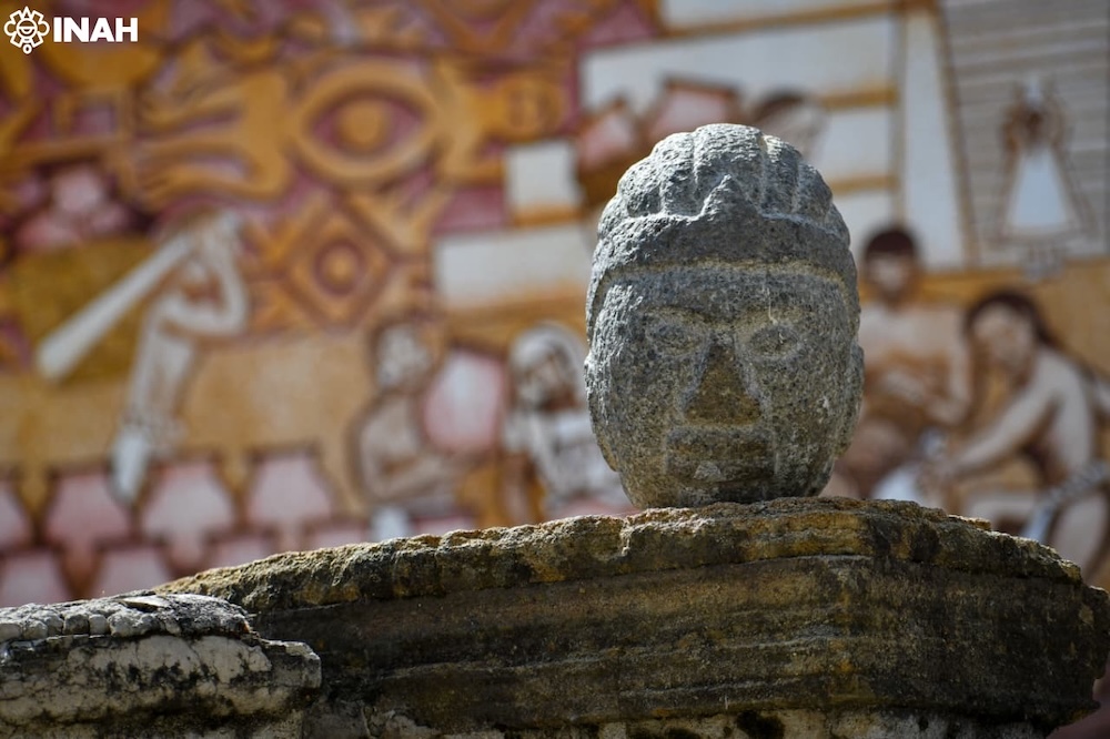 Hallan en Tlaxcala una escultura del dios del maíz del periodo Epiclásico; revela claves sobre la cultura olmeca-xicalanca.