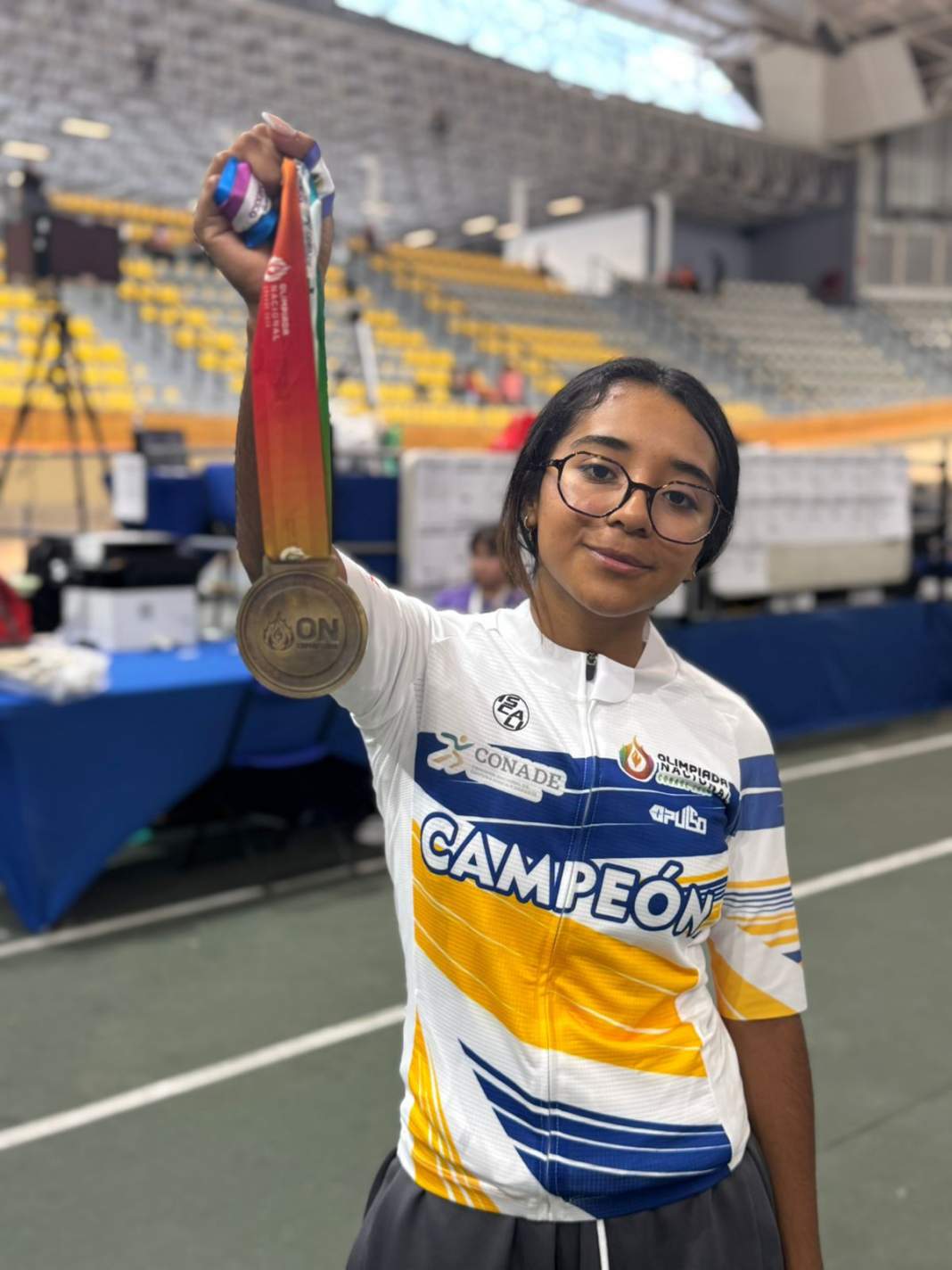Tlaxcala brilla en la pista: Dominique Sánchez sorprende y conquista el oro nacional