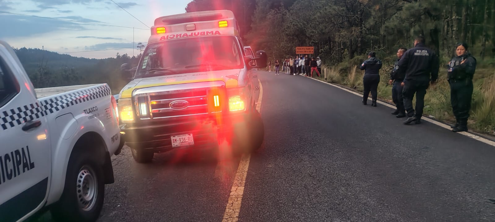 Muere en hospital tras brutal choque en la Tlaxco–Chignahuapan; su pareja quedó grave