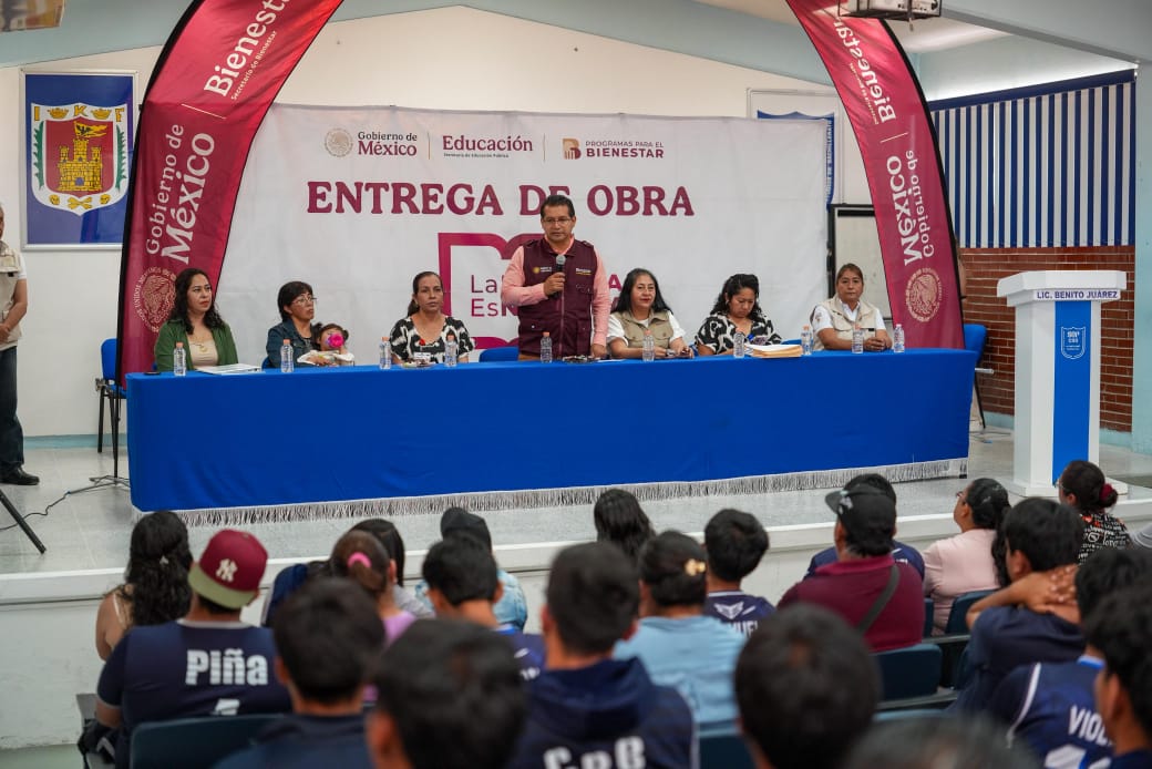 Bienestar renueva bachillerato en Xaltocan con programa La Escuela Es Nuestra