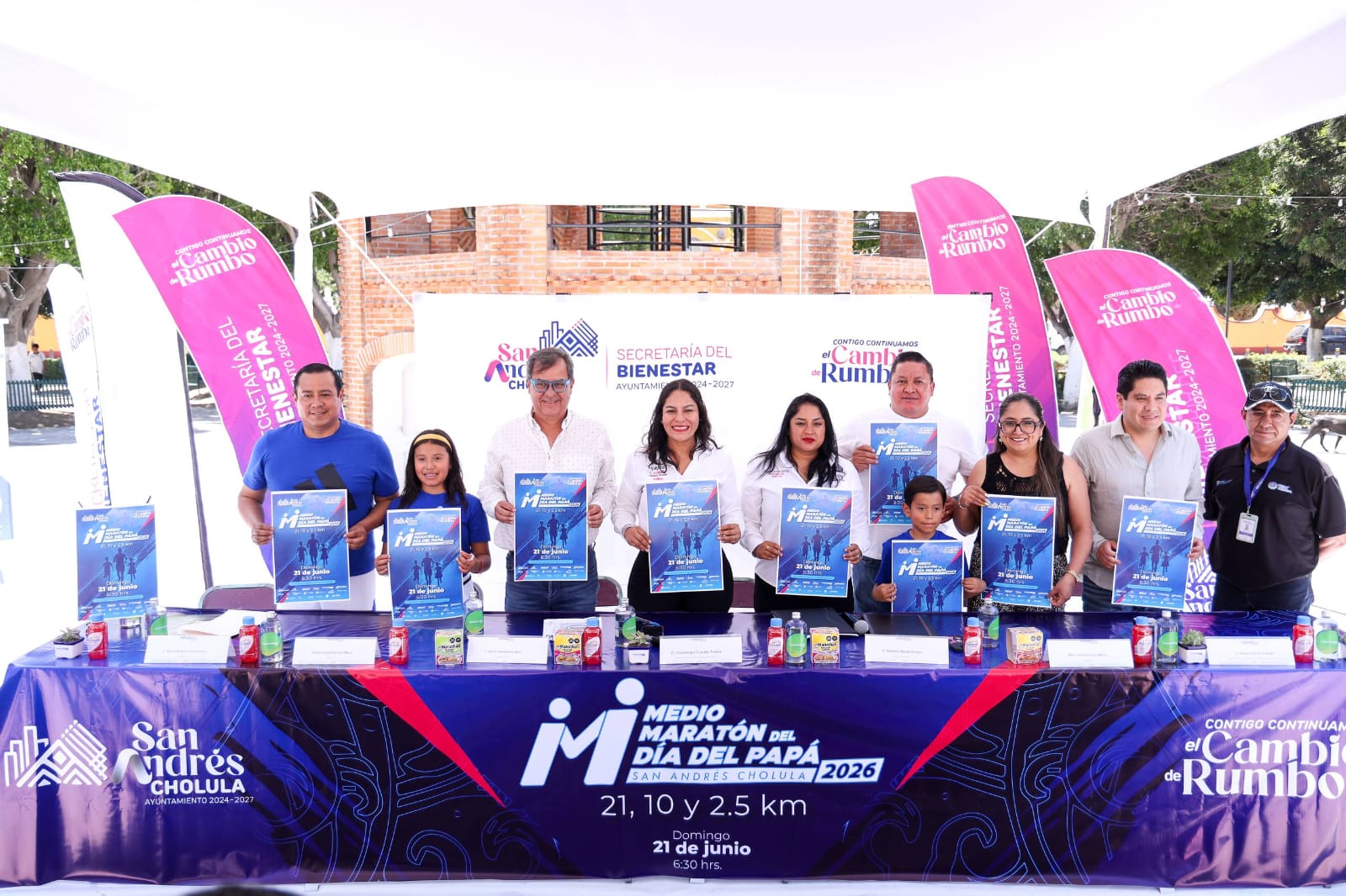 Lupita Cuautle anuncia el Medio Maratón del Día del Papá 2026