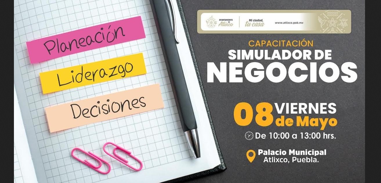 Personas en capacitación de negocios en Atlixco